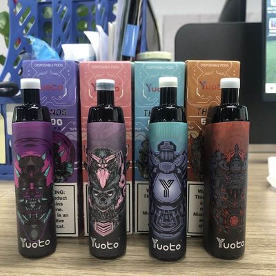 موزعو Yuoto للاستعمال مرة واحدة Vape Pod 14ml E Juice 650mAh Battery mesh coil