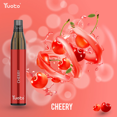 زجاجة Yuoto بحد أقصى 600 نفث شبكي لفائف E-Cig 2 مل قلم VAPE للاستعمال مرة واحدة 2 مل 600 مللي أمبير في الساعة
