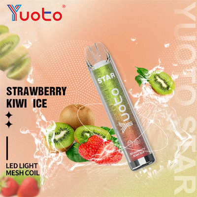 LED Shine Yuoto Star 3000 Puffs يمكن التخلص منها مع 5٪ نيكوتين 16 نكهة Hotsell