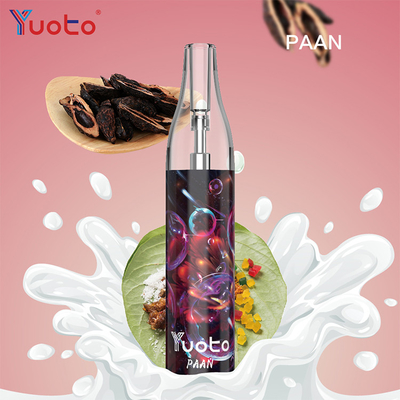النوع C قابلة لإعادة الشحن Yuoto Bubble 10ml E Juice سيجارة إلكترونية يمكن التخلص منها
