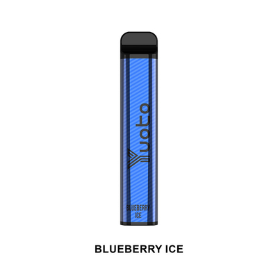 Yuoto 2500 Puffs Flavours Vaporizer Pen Kit 23 نكهة 5٪ 1200 مللي أمبير بطارية يمكن التخلص منها مثلج العنب شعبية في الهند