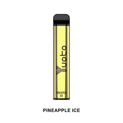 Yuoto 2500 Puffs Flavours Vaporizer Pen Kit 23 نكهة 5٪ 1200 مللي أمبير بطارية يمكن التخلص منها Vape Fruit Ice