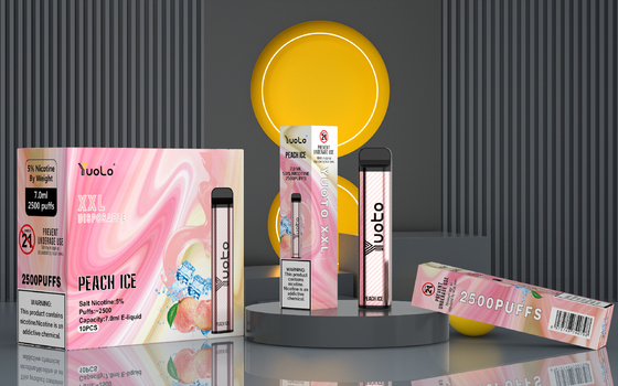 النكهات الأصلية Yuoto XXL 2500 Puff ، سيجارة إلكترونية يمكن التخلص منها 2٪ مصنع نيكوتين بالجملة