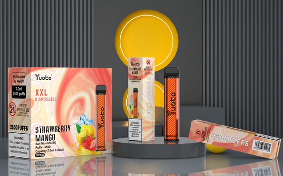 النكهات الأصلية Yuoto XXL 2500 Puff ، سيجارة إلكترونية يمكن التخلص منها 2٪ نيكوتين بالجملة