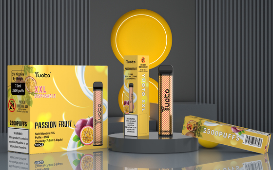 النكهات الأصلية Yuoto XXL 2500 Puff ، سيجارة إلكترونية يمكن التخلص منها 2٪ نيكوتين بالجملة