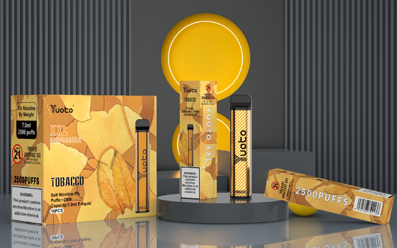 النكهات الأصلية Yuoto XXL 2500 Puff ، سيجارة إلكترونية يمكن التخلص منها 2٪ نيكوتين بالجملة