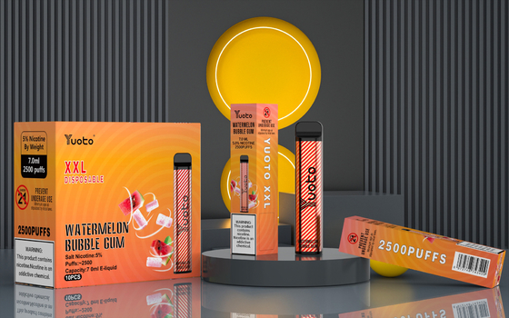 السيجارة الإلكترونية الأصلية yuoto xxl 2500 puff vape pen 5٪ nic سعر المصنع بالجملة بجودة جيدة