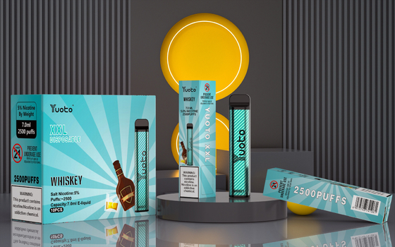 السيجارة الإلكترونية الأصلية yuoto xxl 2500 puff vape pen 5٪ nic سعر المصنع بالجملة بجودة جيدة