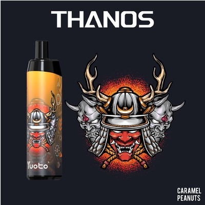 Yuoto Thanos 5000puff القابل للتصرف VAPE السجائر الإلكترونية VAPE القلم شبكة لفائف قابلة لإعادة الشحن 650mAh 14 مللي نيكوتين 5٪ / 2٪