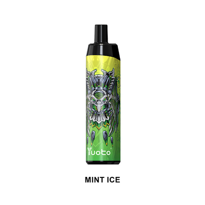 الأصلي Yuoto Thanos 5000puff المتاح VAPE السجائر الإلكترونية VAPE القلم شبكة لفائف قابلة للشحن 650mAh 14 مللي نيكوتين 5٪ / 2٪