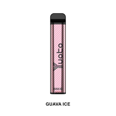 أفضل سيجارة إلكترونية 2022 Yuoto XXL 2500 Puffs Guava Ice غير قابلة لإعادة الشحن بطارية 1200 مللي أمبير في الساعة