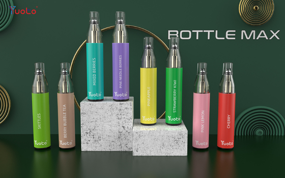 زجاجة يوتو أصلية 100٪ بحد أقصى 600 نفث VAPE للاستعمال مرة واحدة بسعة 2 مل 400 مللي أمبير في أوروبا مع TPD