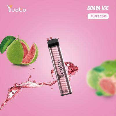 Vape Pod Yuoto XXL 2500 نفث 35 نكهة و 1200 مللي أمبير سعة البطارية منخفضة النيكوتين عالية الذوق