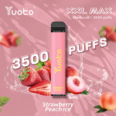 الإصدار الجديد من Yuoto XXL Max 3500 Puffs Electric Hookah Vape Pod مصنع مباشرة من جليد التوت الأزرق