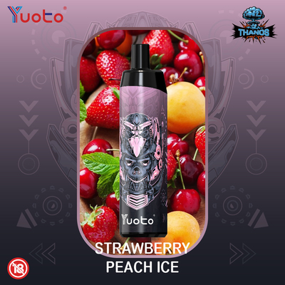 البطيخ الجليد القابل للتصرف VAPE يوتو ثانوس 5000 نفث السيجارة الإلكترونية مع شبكة لفائف 14 مللي السائل الإلكتروني 650 مللي أمبير البطارية