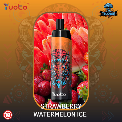 البطيخ الجليد القابل للتصرف VAPE يوتو ثانوس 5000 نفث السيجارة الإلكترونية مع شبكة لفائف 14 مللي السائل الإلكتروني 650 مللي أمبير البطارية