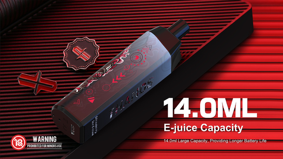 مصنع بالجملة يمكن التخلص منها مباشرة Vape Pod 14ml Ejuice 650mAh Battery Coke Ice لموزعي النفخة