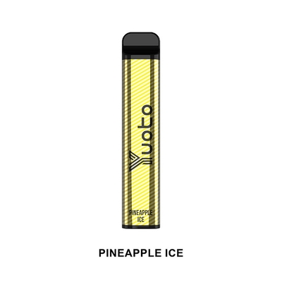 جهاز القلم VAPE القابل للتصرف من Yuoto 2500 نفخة أفضل ECIG 2022 الأناناس الجليدي 7 مللي
