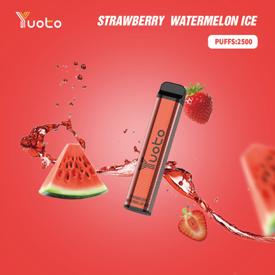 البطيخ الجليد القابل للتصرف Vape Yuoto XXL 2500 نفث السيجارة الإلكترونية مع 7ml E-Liquid بطارية 1200mAh