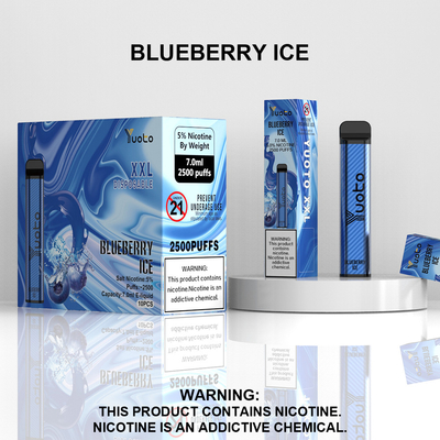 الجملة VAPE Pen 2022 تصميم جديد مبخر يمكن التخلص منها مع أدنى سعر 7 مل سائل إلكتروني 1200 مللي أمبير بطارية توت جليد