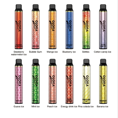 أداة توزيع النيكوتين Yuoto Luscious 3000 Puff ، 8.0 مل قلم VAP للاستعمال مرة واحدة للعصير E
