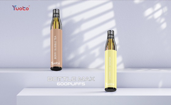 20mg النيكوتين 600 نفث YUOTO زجاجة ماكس ، شبكة لفائف TPD المتاح Vape 2٪ النيكوتين