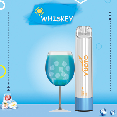 YUOTO shine pro 2000puffs vape led ملون الوهج 5.0 مل عصير و 850 مللي أمبير