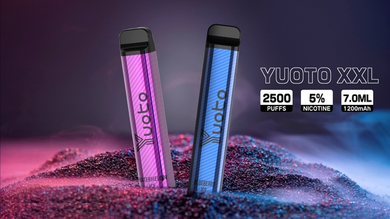 حار بيع Yuoto Pina Colada Flavor 2500 Puff Bar 7ml Ecig المتاح قرنة VAPE
