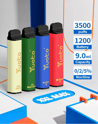 2023 إصدار جديد عالي الجودة شعار مخصص Yuoto 3500 نفخة يمكن التخلص منها Vape Nut Bars طعم
