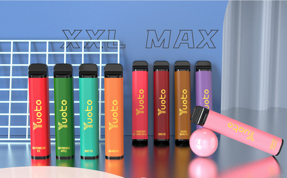 مصنع الجملة القابل للتصرف VAPE القلم Yuoto XXL Max 3500 نفث شبكة لفائف 9ml E- السائل 1200mAh بطارية