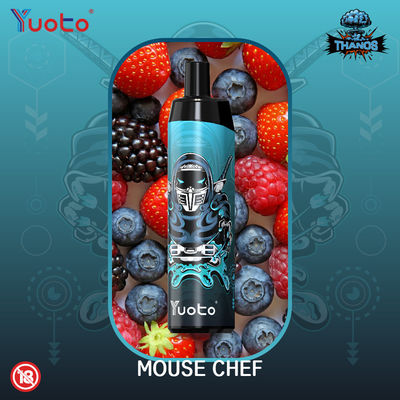 السجائر الإلكترونية Yuoto Thanos 5000 Puffs 14 مللي سعة عصير E-Juice 650 مللي أمبير / ساعة قلم vape للاستعمال مرة واحدة
