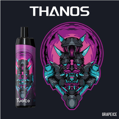 السجائر الإلكترونية Yuoto Thanos 5000 Puffs 14 مللي سعة عصير E-Juice 650 مللي أمبير / ساعة قلم vape للاستعمال مرة واحدة