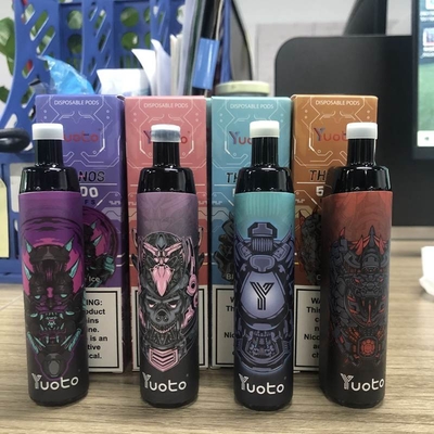 جهاز EGO 5000 Puffs القابل للتصرف ، جهاز مبخر من الفولاذ المقاوم للصدأ