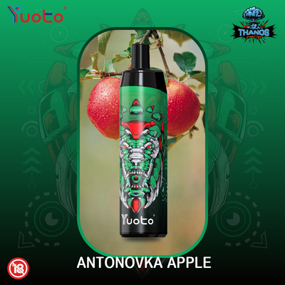 سيجارة إلكترونية شبكية قابلة لإعادة الشحن ، Yuoto Thanos 5000 Puffs 14ML 650mAh مع النوع C.