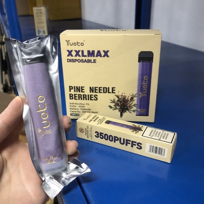 مصنع جديد Yuoto XXL MAX 3500 Puffs المتاح نكهات Vape Pine إبرة التوت