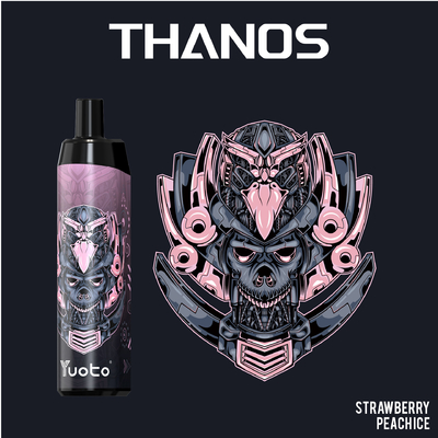 ملف شبكي مع نوع C Yuoto Thanos Vape Pen ، 5000 Puffs Hookah 14ML 650mAh
