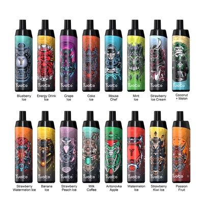 الأكثر شعبية Yuoto Grape Ice Vape Thanos 5000 Puffs 50mg Mesh Coil قابلة لإعادة الشحن