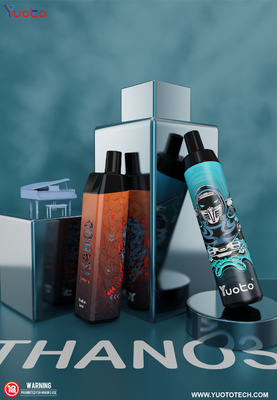 الجملة يوتو ثانوس 5000 نفث شبكة لفائف المتاح VAPE 14 مللي E السائل 650 مللي أمبير بطارية 20 نكهات ساخنة شحن سريع في