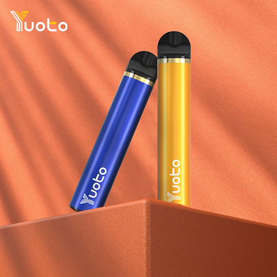 100٪ الأصلي 1500 نفث السجائر الإلكترونية Yuoto 900mAh 5 مللي المتاح مسبقًا المعبأة مسبقًا E Cig Vaporizer 2