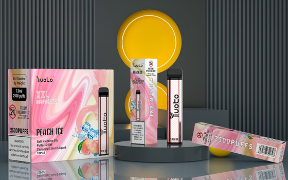 Yuoto XXL 2500puffs قلم VAPE المتاح البخاخة الشيشة الإلكترونية الشيشة