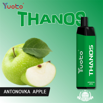 النوع C القابل لإعادة الشحن Yuoto Thanos 5000 Puffs Vape 14ml E Liquid 650mAh
