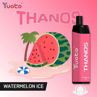 OEM ODM جهاز قرنة يمكن التخلص منه 5000 نفث Yuoto Thanos 14 مللي ملف شبكي سائل إعادة شحن Vape الشيشة الشيشة