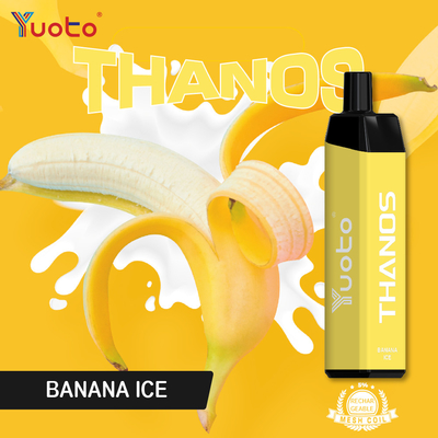 Thanos By Yuoto Original Factory 5000 نفخة 14 مل قابلة لإعادة الشحن VAPE MSDS يمكن التخلص منها