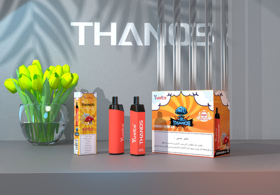 Yuoto Thanos 5000 نفخة للاستعمال مرة واحدة VAPE 5٪ نيكوتين بالجملة طويلة الأمد مبخر e السجائر نظام جراب