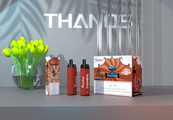 Yuoto Thanos 5000 نفخة للاستعمال مرة واحدة VAPE 5٪ نيكوتين بالجملة طويلة الأمد مبخر e السجائر نظام جراب