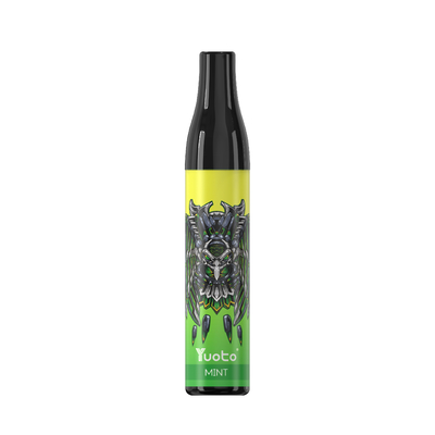 زجاجة YUOTO 600 نفث يمكن التخلص منها POD Mint 20mg 2٪ النيكوتين شبكة لفائف TPD