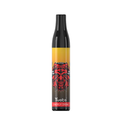 شبكة لفائف Yuoto Vape مشروب الطاقة 600 نفث 2 مللي يمكن التخلص منها E سيج السائبة 20mg 400mAh