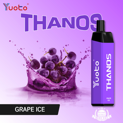 0٪ 2٪ 5٪ Nic Salt 5000 Puffs Yuoto Thanos مجموعة القرون القابل للتصرف 50 مل سائل E