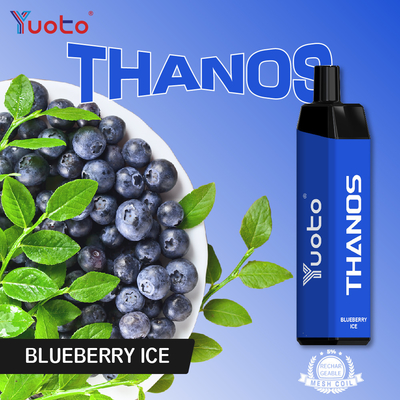 0٪ 2٪ 5٪ Nic Salt 5000 Puffs Yuoto Thanos مجموعة القرون القابل للتصرف 50 مل سائل E