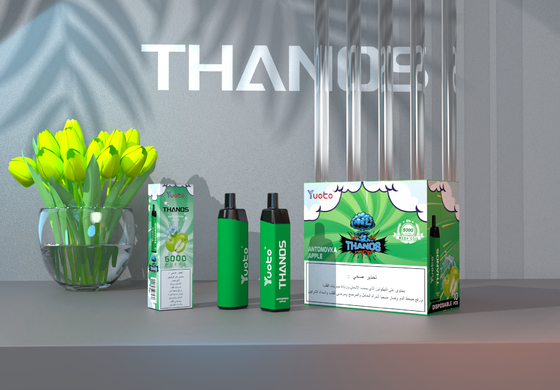 5000 نفخة يوتو ثانوس مستعملة للتبخير طعم الفاكهة E-Liquid 14ml Vape Pod Pen العربية السعودية